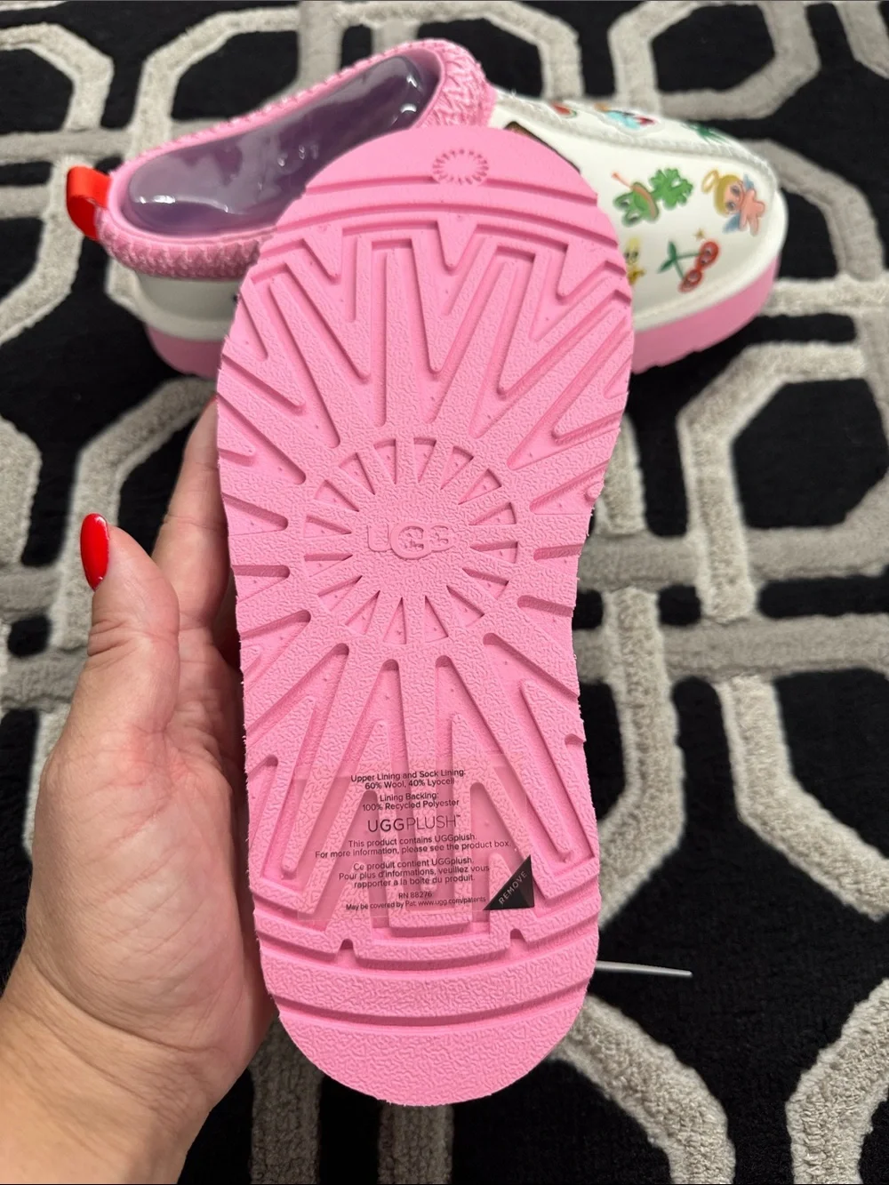 UGG Kids Tazz Pop Sketch Slippers